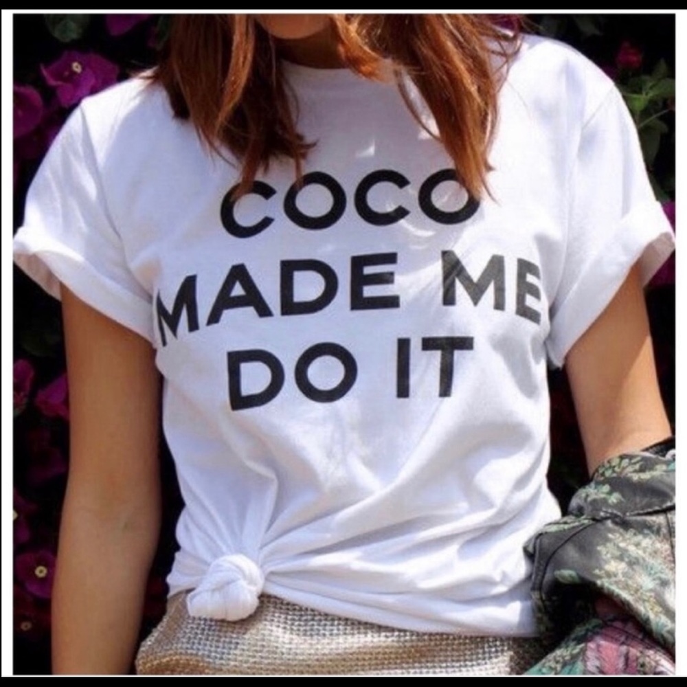🔥COCO MADE ME DO IT T-SHIRT - Picture 2 of 2